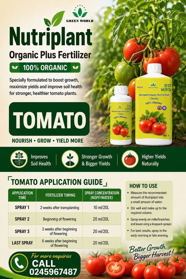 NUTRIPLANT  ORGANIC PLUS FERTILIZER