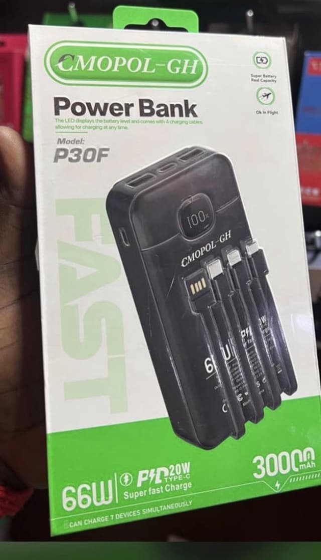 30,000 MAh Power Bank